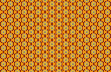 Altıgen desenli modern renkli arkaplan