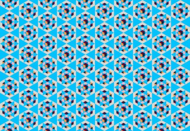 Geometrik elementlerle kusursuz soyut arkaplan