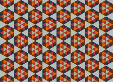 Altıgen desenli modern renkli arkaplan