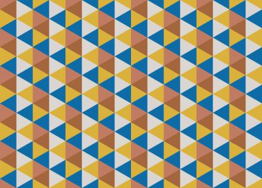 Altıgen desenli modern renkli arkaplan