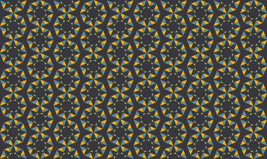 Tekrarlanan şekillerle soyut yaratıcı arkaplan