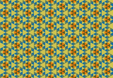 Altıgen desenli modern renkli arkaplan