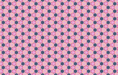 Tekrarlanan şekillerle soyut yaratıcı arkaplan