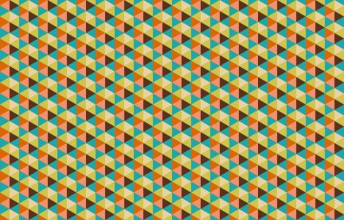 Altıgen desenli modern renkli arkaplan