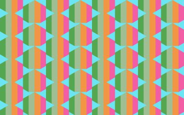 Altıgen desenli modern renkli arkaplan