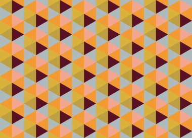 Altıgen desenli modern renkli arkaplan