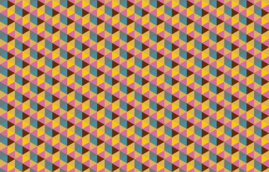 Tekrarlanan şekillerle soyut yaratıcı arkaplan