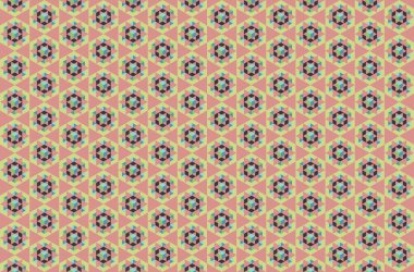 Tekrarlanan şekillerle soyut yaratıcı arkaplan