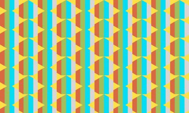 Tekrarlanan şekillerle soyut yaratıcı arkaplan