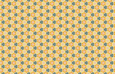 Altıgen desenli modern renkli arkaplan