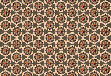 Geometrik elementlerle kusursuz soyut arkaplan