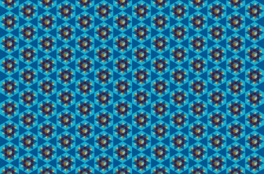 Geometrik elementlerle kusursuz soyut arkaplan