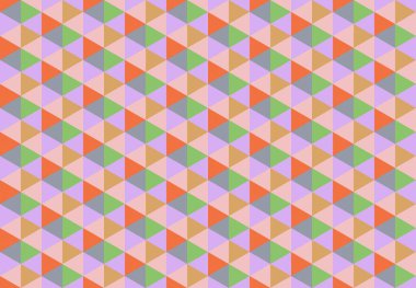 Altıgen desenli modern renkli arkaplan