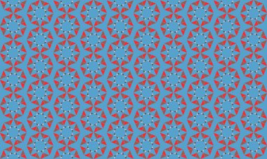 Tekrarlanan şekillerle soyut yaratıcı arkaplan