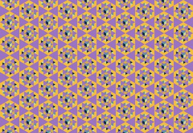 Altıgen desenli modern renkli arkaplan