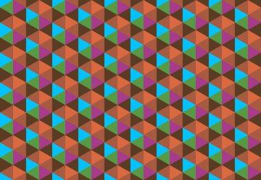 Tekrarlanan şekillerle soyut yaratıcı arkaplan