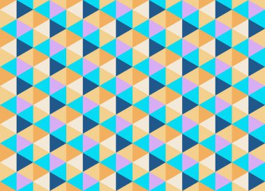 Altıgen desenli modern renkli arkaplan