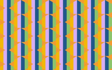 Altıgen desenli modern renkli arkaplan