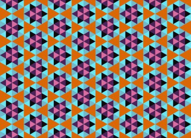 Tekrarlanan şekillerle soyut yaratıcı arkaplan