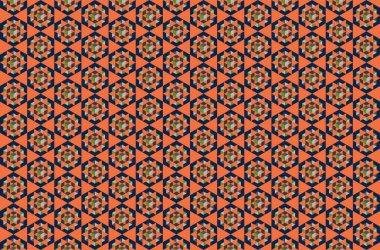 Altıgen desenli modern renkli arkaplan