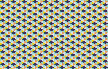 Altıgen desenli modern renkli arkaplan