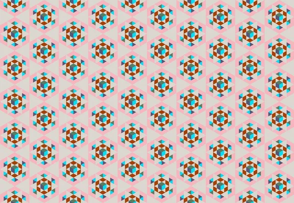 Tekrarlanan şekillerle soyut yaratıcı arkaplan