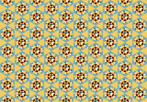 Altıgen desenli modern renkli arkaplan