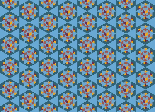 Altıgen desenli modern renkli arkaplan