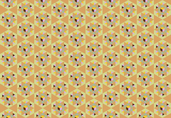 Altıgen desenli modern renkli arkaplan