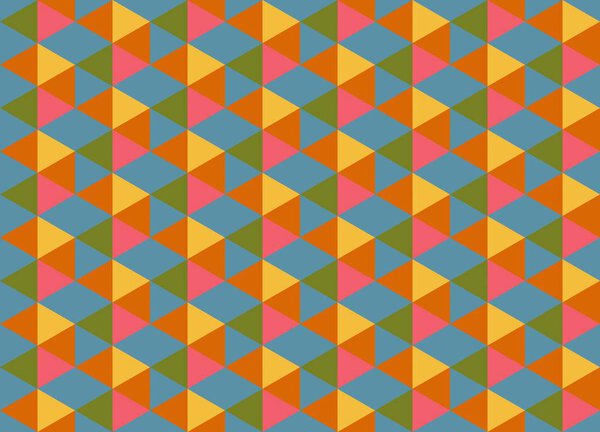 Современный красочный фон с шестиугольным рисунком