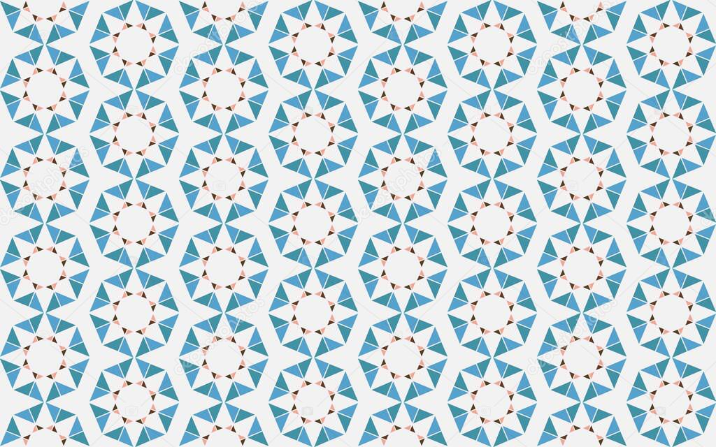Modern colorful backdrop with hexagonal pattern