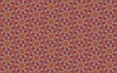 Tekrarlanan şekillerle soyut yaratıcı arkaplan