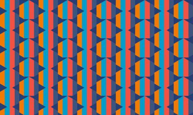 Altıgen desenli modern renkli arkaplan