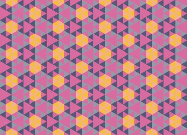 Altıgen desenli modern renkli arkaplan