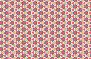 Altıgen desenli modern renkli arkaplan