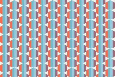 Altıgen desenli modern renkli arkaplan