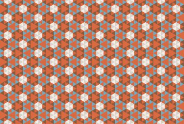 Altıgen desenli modern renkli arkaplan