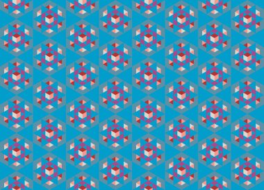 Geometrik elementlerle kusursuz soyut arkaplan