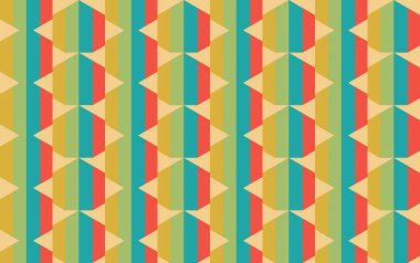 Altıgen desenli modern renkli arkaplan