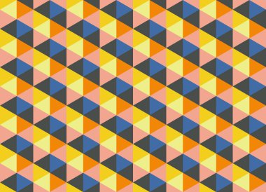 Tekrarlanan şekillerle soyut yaratıcı arkaplan