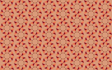 Tekrarlanan şekillerle soyut yaratıcı arkaplan