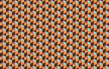 Altıgen desenli modern renkli arkaplan