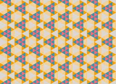 Altıgen desenli modern renkli arkaplan