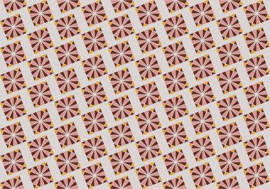 Tekrarlanan şekillerle soyut yaratıcı arkaplan