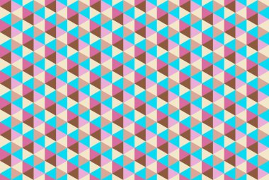 Altıgen desenli modern renkli arkaplan