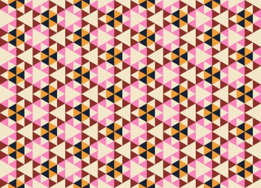 Altıgen desenli modern renkli arkaplan