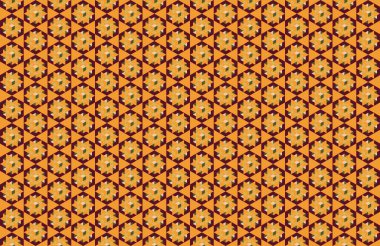 Altıgen desenli modern renkli arkaplan