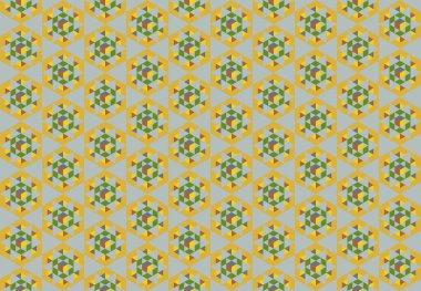 Geometrik elementlerle kusursuz soyut arkaplan