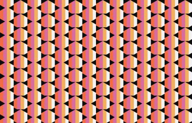 Altıgen desenli modern renkli arkaplan