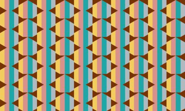 Altıgen desenli modern renkli arkaplan